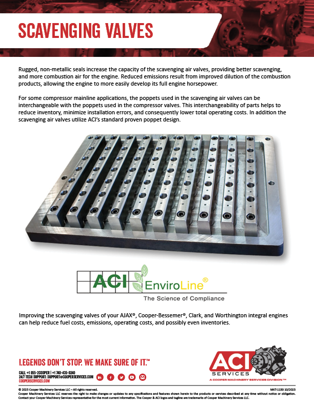 MKT-1150 Scavenging Valves