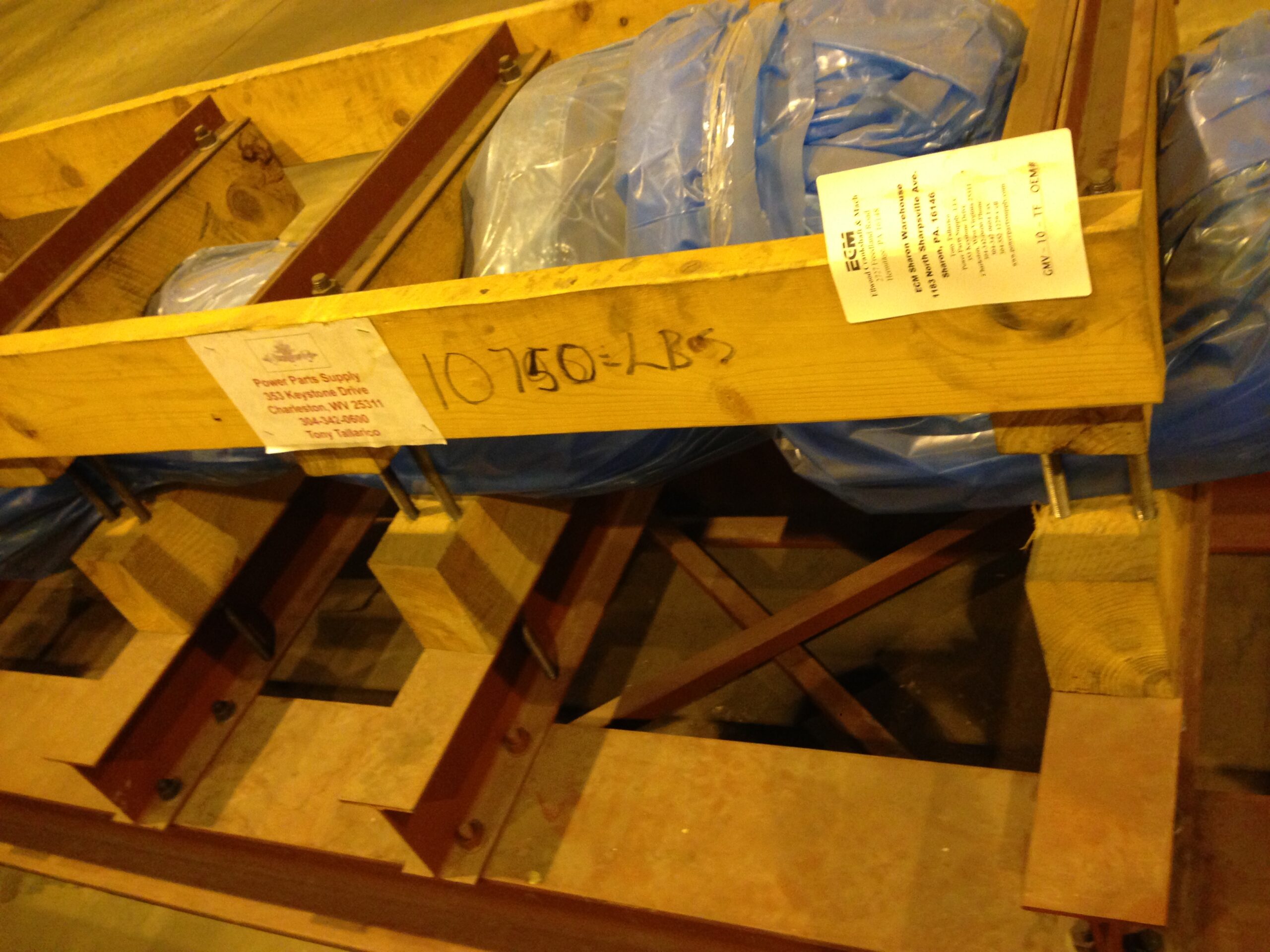 Cooper-Bessemer GMVH-10 Compressor Crankshaft (GMVH-502-6A)-image